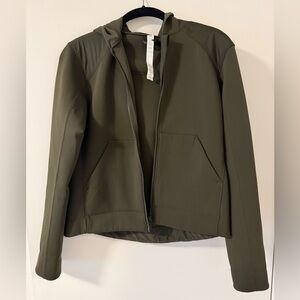 Lululemon Re-Form jacket in olive green